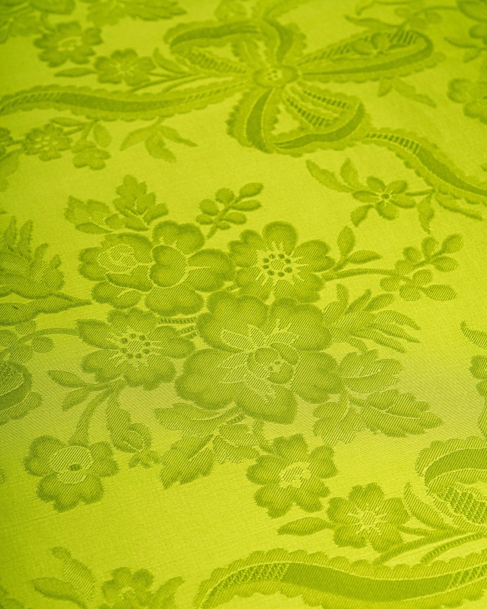 Silk Cotton Floral Fabric - Jacquard - Sharqiya - الشرقية