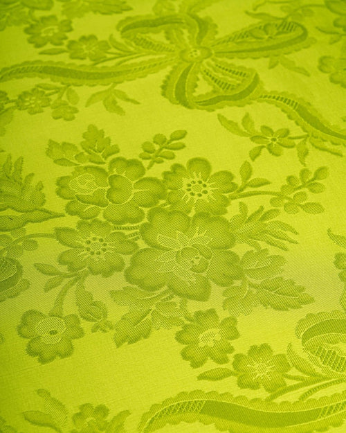 Silk Cotton Floral Fabric - Jacquard - Sharqiya - الشرقية
