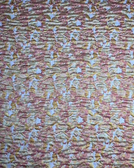 Silk Jacquard Floral Fabric - Sharqiya - الشرقية