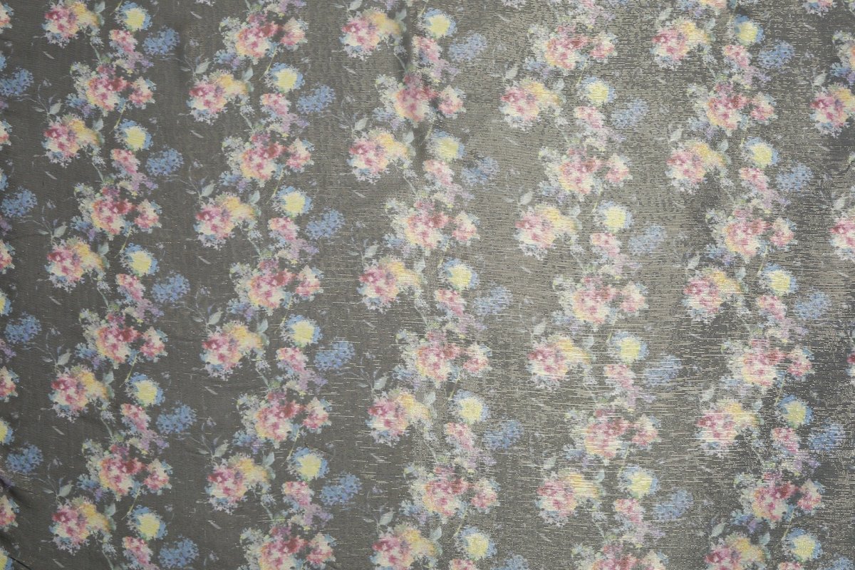 Silk Jacquard Floral Fabric - Chiffon - Sharqiya - الشرقية