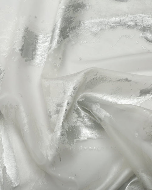 Silk Jacquard Floral Fabric - Pure Silk, Organza - Sharqiya - الشرقية