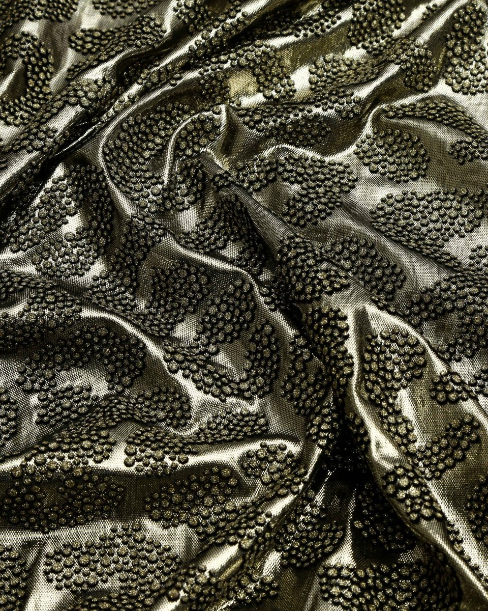 Silk Jacquard Floral Lace - Polyester, Viscose - Sharqiya - الشرقية