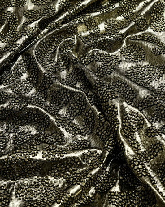 Silk Jacquard Floral Lace - Polyester, Viscose - Sharqiya - الشرقية