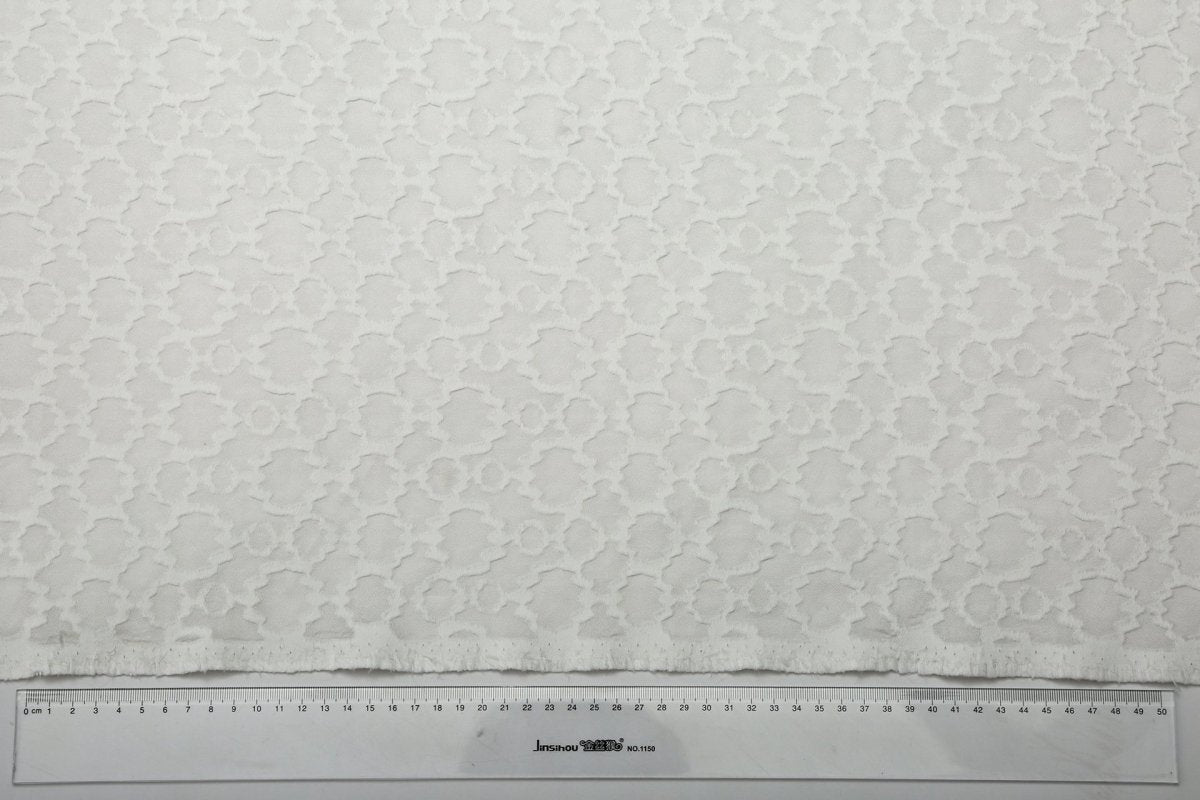 Silk Jacquard Geometric Fabric - Sharqiya - الشرقية