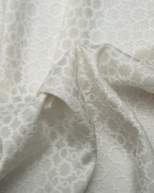Silk Jacquard Geometric Fabric - Sharqiya - الشرقية