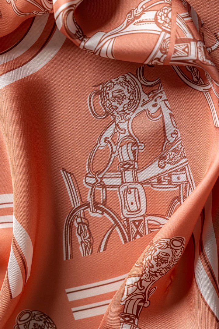 Silk Jacquard Geometric Fabric - Pure Silk, Twill - Sharqiya - الشرقية