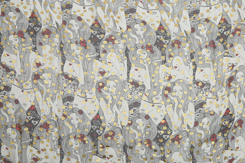 Silk Jacquard Metallic Fabric - Pure Silk, Chiffon - Sharqiya - الشرقية
