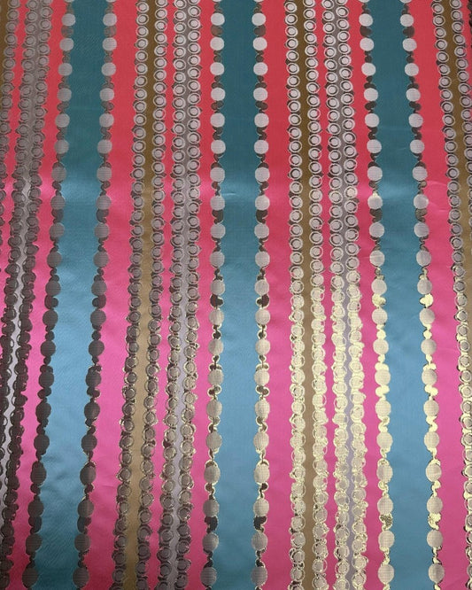 Silk Jacquard Striped Fabric - Sharqiya - الشرقية