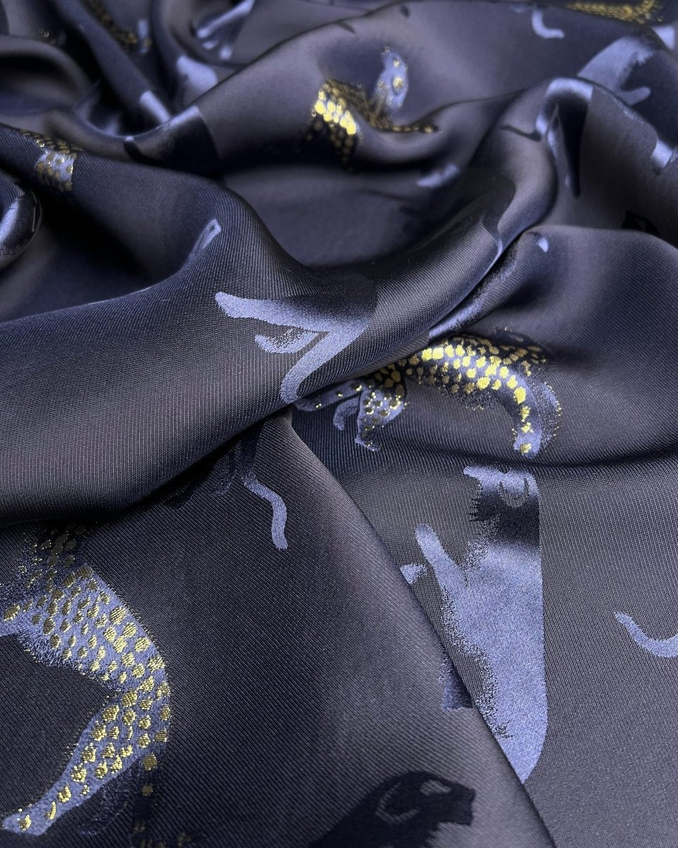 Silk Lurex Fabric - Pure Silk, Twill - Sharqiya - الشرقية