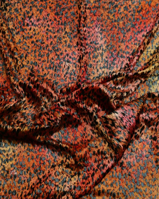 Silk Lurex Floral Fabric - Velvet, Pure Silk, Chiffon - Sharqiya - الشرقية