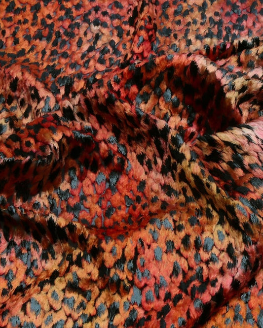 Silk Lurex Floral Fabric - Velvet, Pure Silk, Chiffon - Sharqiya - الشرقية