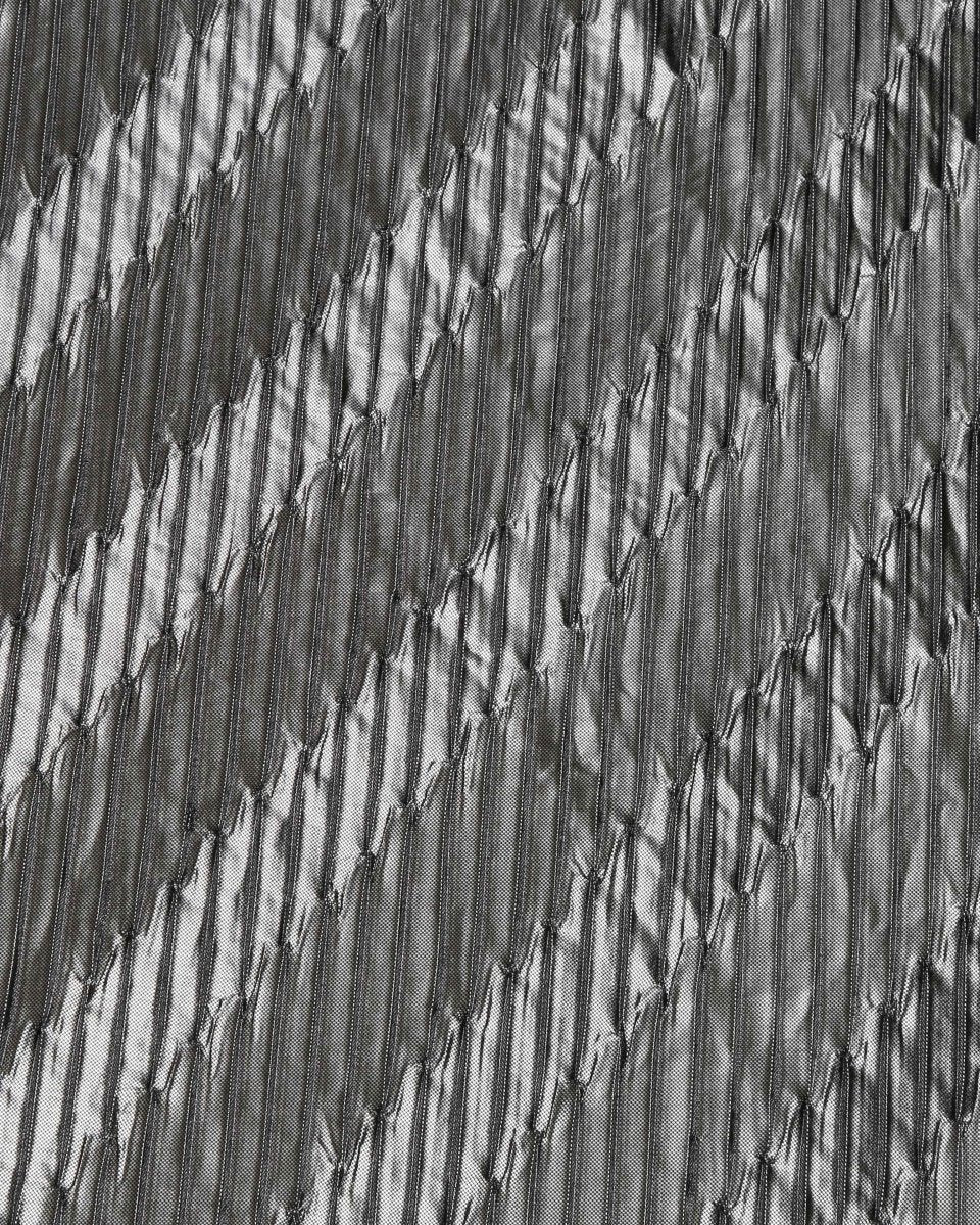 Silk Lurex Geometric Fabric - Pure Silk - Sharqiya - الشرقية