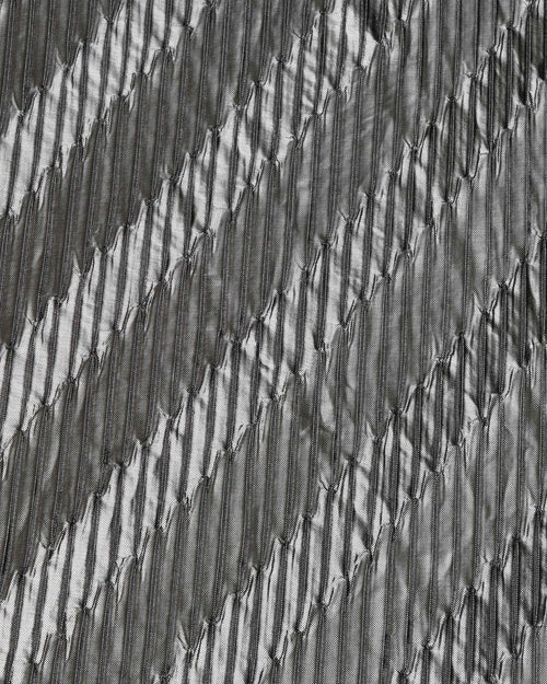 Silk Lurex Geometric Fabric - Pure Silk - Sharqiya - الشرقية