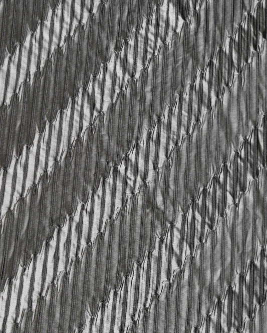 Silk Lurex Geometric Fabric - Pure Silk - Sharqiya - الشرقية