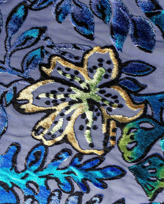 Silk Lurex Geometric Fabric - Velvet, Chiffon - Sharqiya - الشرقية