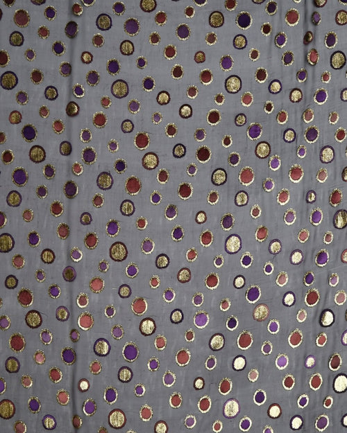 Silk Lurex Geometric Fabric - Velvet, Chiffon - Sharqiya - الشرقية