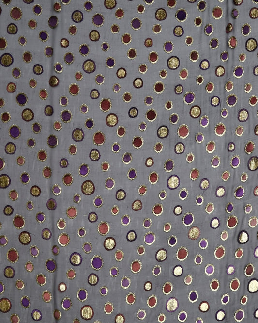 Silk Lurex Geometric Fabric - Velvet, Chiffon - Sharqiya - الشرقية