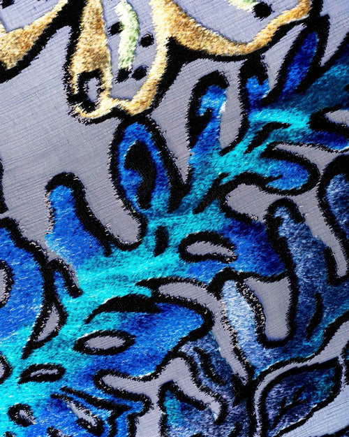 Silk Lurex Geometric Fabric - Velvet, Chiffon - Sharqiya - الشرقية