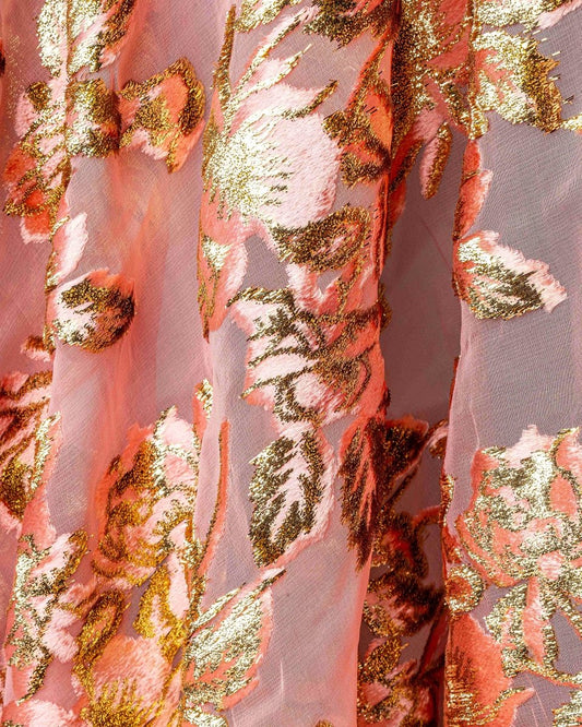 Silk Lurex Geometric Fabric - Velvet, Pure Silk, Chiffon - Sharqiya - الشرقية
