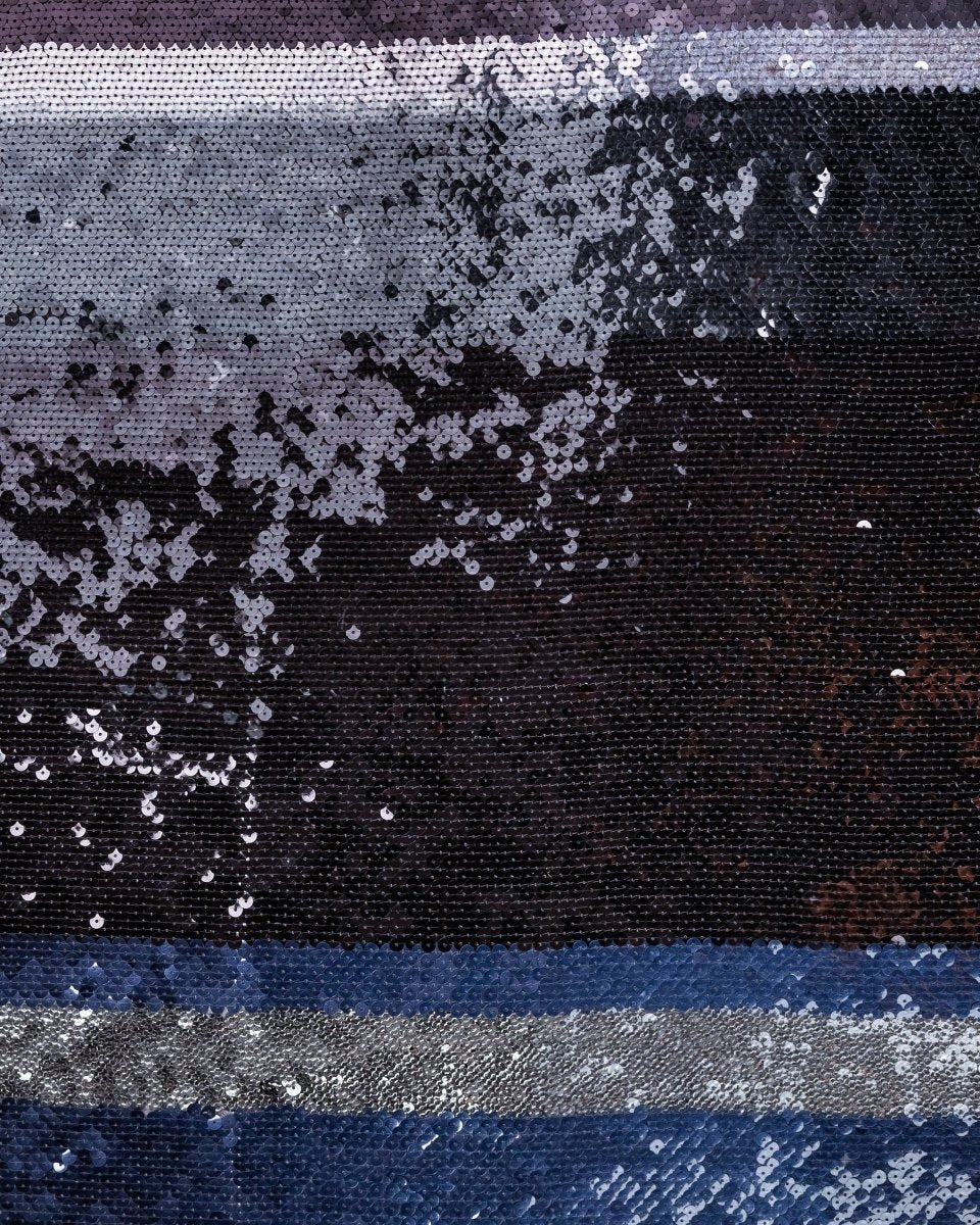 Silk Lurex Sequin Fabric - Pure Silk, Chiffon - Sharqiya - الشرقية