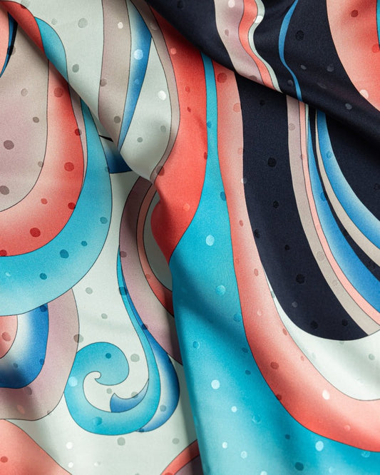 Silk Printed Fabric - Pure Silk - Sharqiya - الشرقية