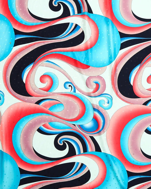 Silk Printed Fabric - Pure Silk - Sharqiya - الشرقية