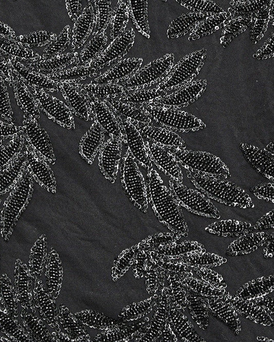 Silk Tulle Floral Fabric - Pure Silk - Sharqiya - الشرقية