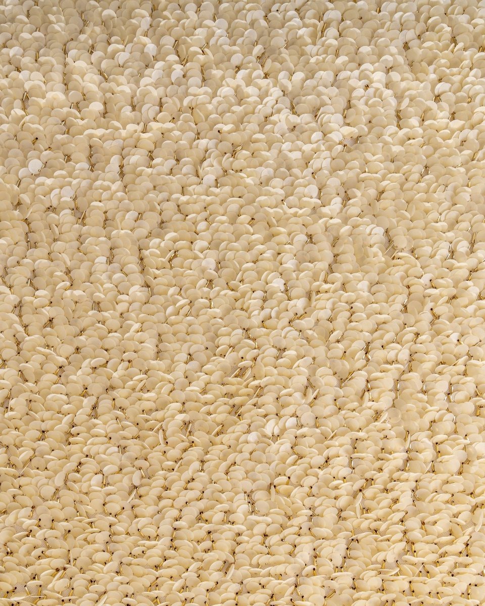 Silk Tulle Geometric Fabric - Sharqiya - الشرقية