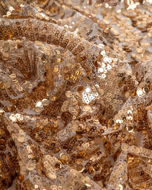 Silk Tulle Geometric Fabric - Sharqiya - الشرقية