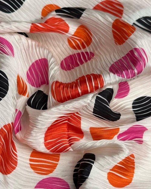 Silk Twill Printed Fabric - Pure Silk - Sharqiya - الشرقية