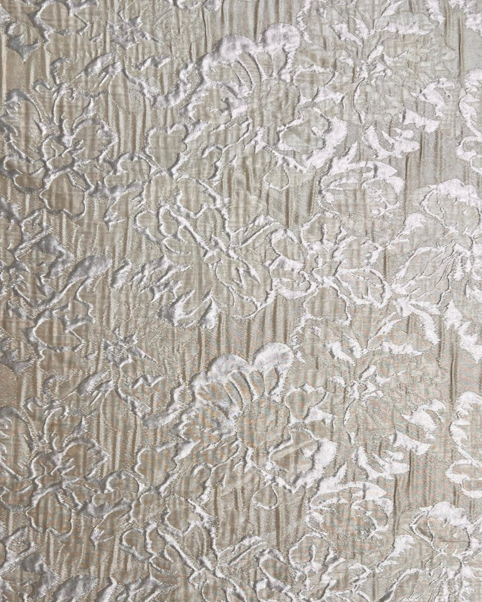 Silk Viscos Jacquard Floral Fabric - Sharqiya - الشرقية