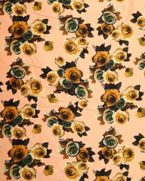 Silk Wool Floral Fabric - Sharqiya - الشرقية