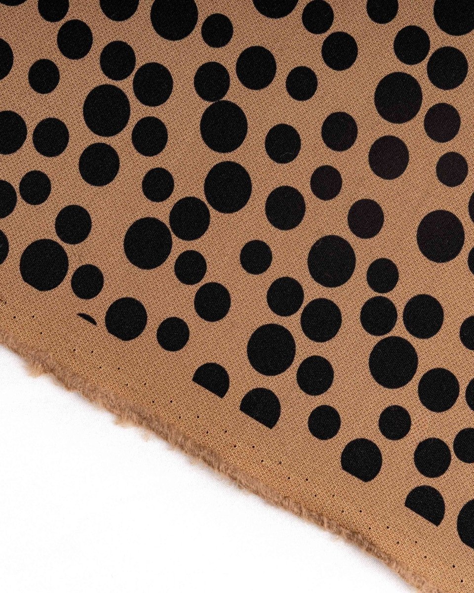 Silk Wool Polka Fabric - Sharqiya - الشرقية