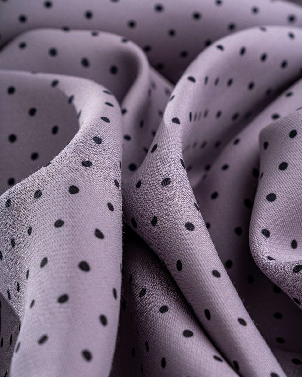 Silk Wool Polka Fabric - Sharqiya - الشرقية