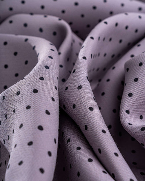 Silk Wool Polka Fabric - Sharqiya - الشرقية