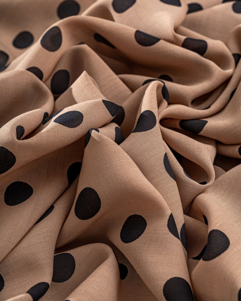 Silk Wool Polka Fabric - Sharqiya - الشرقية