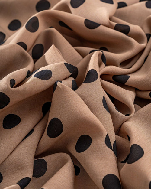 Silk Wool Polka Fabric - Sharqiya - الشرقية