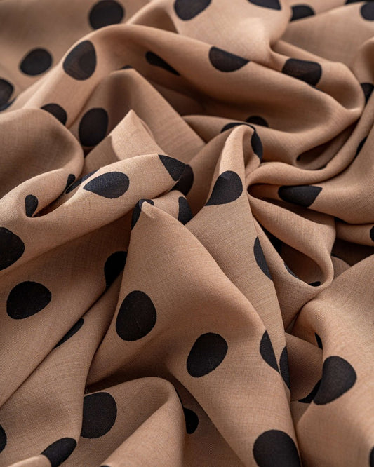 Silk Wool Polka Fabric - Sharqiya - الشرقية