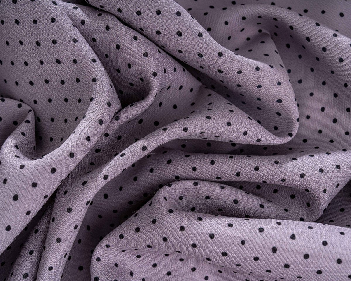 Silk Wool Polka Fabric - Sharqiya - الشرقية