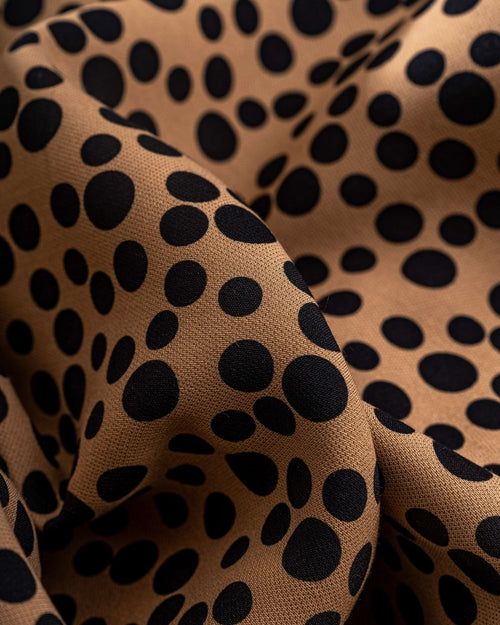 Silk Wool Polka Fabric - Sharqiya - الشرقية