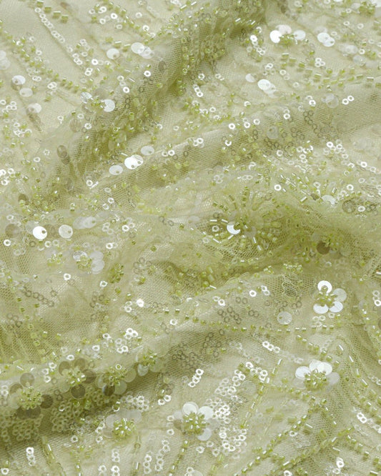 Striped Tulle Striped Fabric - Sharqiya - الشرقية