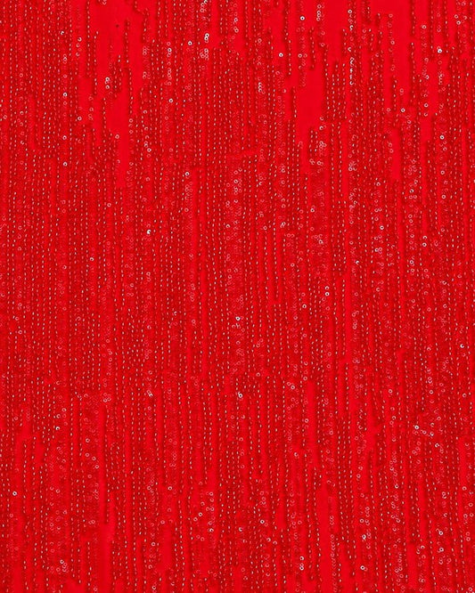 Striped Tulle Striped Fabric - Sharqiya - الشرقية