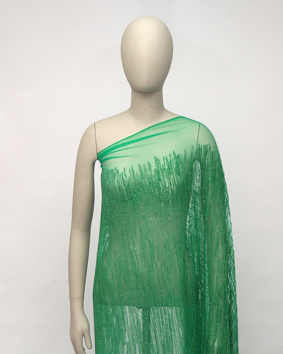 Striped Tulle Striped Fabric - Sharqiya - الشرقية