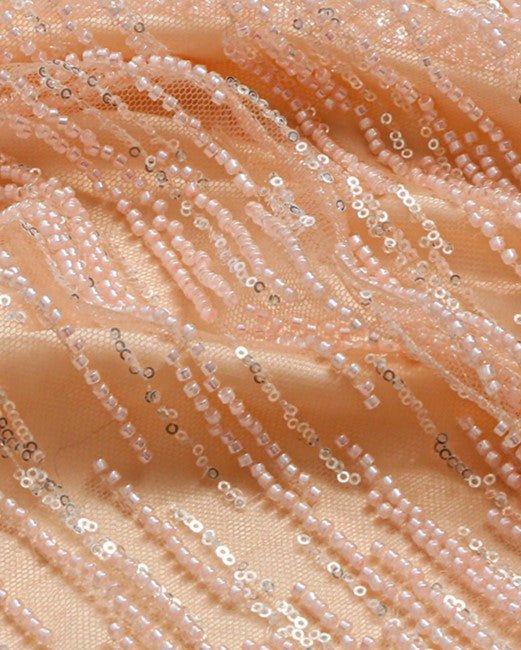 Striped Tulle Striped Fabric - Sharqiya - الشرقية