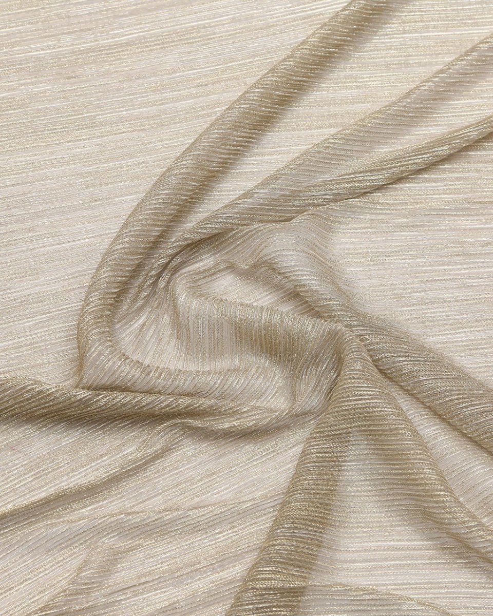 Taiwanese Lurex Polyester Striped Fabric - Sharqiya - الشرقية