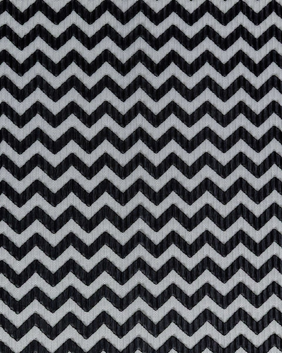 Tulle Blisse Tulle Polyester Geometric Fabric - Sharqiya - الشرقية