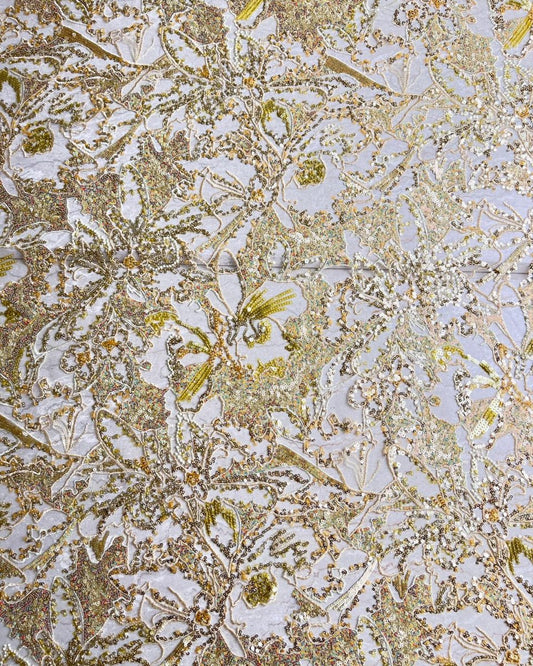 Tulle Floral Fabric - Sharqiya - الشرقية
