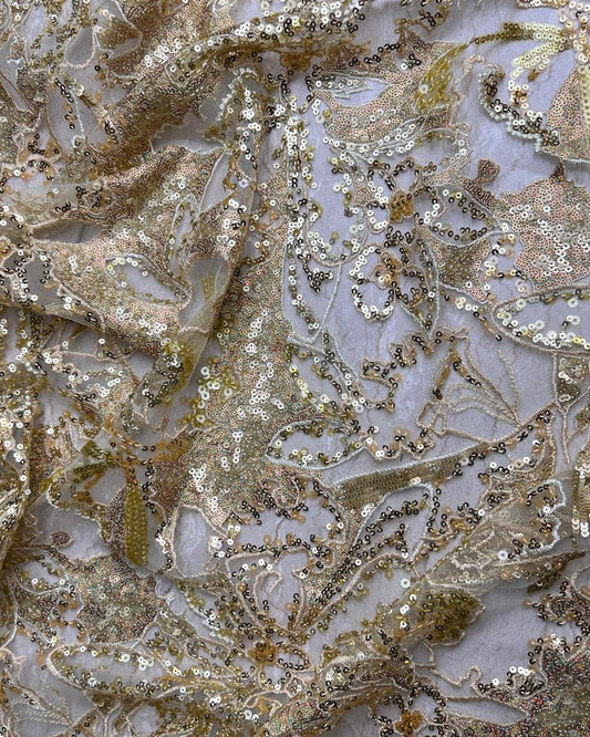 Tulle Floral Fabric - Sharqiya - الشرقية