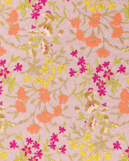 Tulle Floral Fabric - Sharqiya - الشرقية
