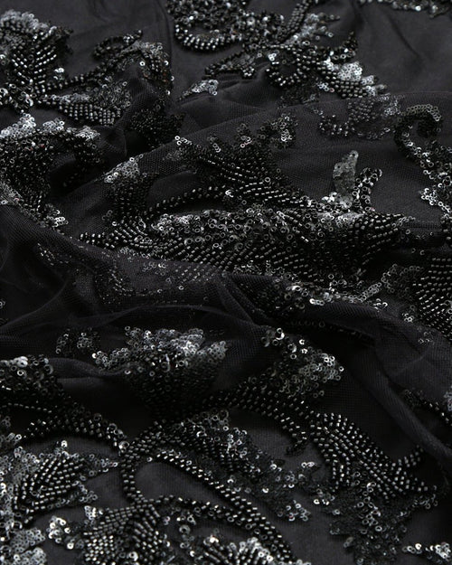 Tulle Tulle Floral Fabric - Sharqiya - الشرقية